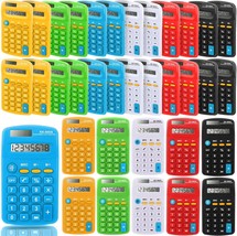 30 Pack Pocket Calculator,Mini Calculator Pocket Size,8 Digit Display, 6 Colors - £36.25 GBP