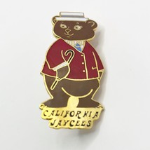 California Jaycees Senator Papa Bear 1980 Top Hat Cane Red Suit Lapel Pi... - $11.30