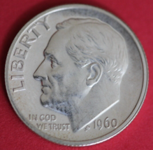 1960 Silver Proof Roosevelt Dime Exact Coin Shown  29 - $14.24