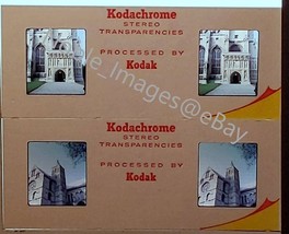 1965 Leeds Castle Canterbury England 2 Kodak 3D Stereo Slide - £5.14 GBP