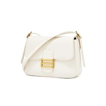 Women Bag Designers  Small Square Handbags White Totes  Crossbody Satchel Retro  - £144.25 GBP