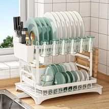 2-Tier Dish Drying Rack Holder - £25.56 GBP