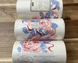 3 Rolls Laura Ashley Pink Blue Floral Wallpaper Border 11 Yds X 4.25” Pe... - $37.99