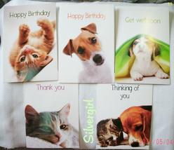#1Mixed Greeting Cards IFAW, Get Well, Happy Birthday, Thinking of You, ... - $5.11+