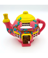 1995 Vivid Imaginations Hippity Hop Teeny Weeny Family Teapot Café Pink ... - €16,15 EUR