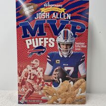 NFL Buffalo Bills Josh Allen Wegmans Limited Edition MVP Puffs Cereal 2025 - $19.79