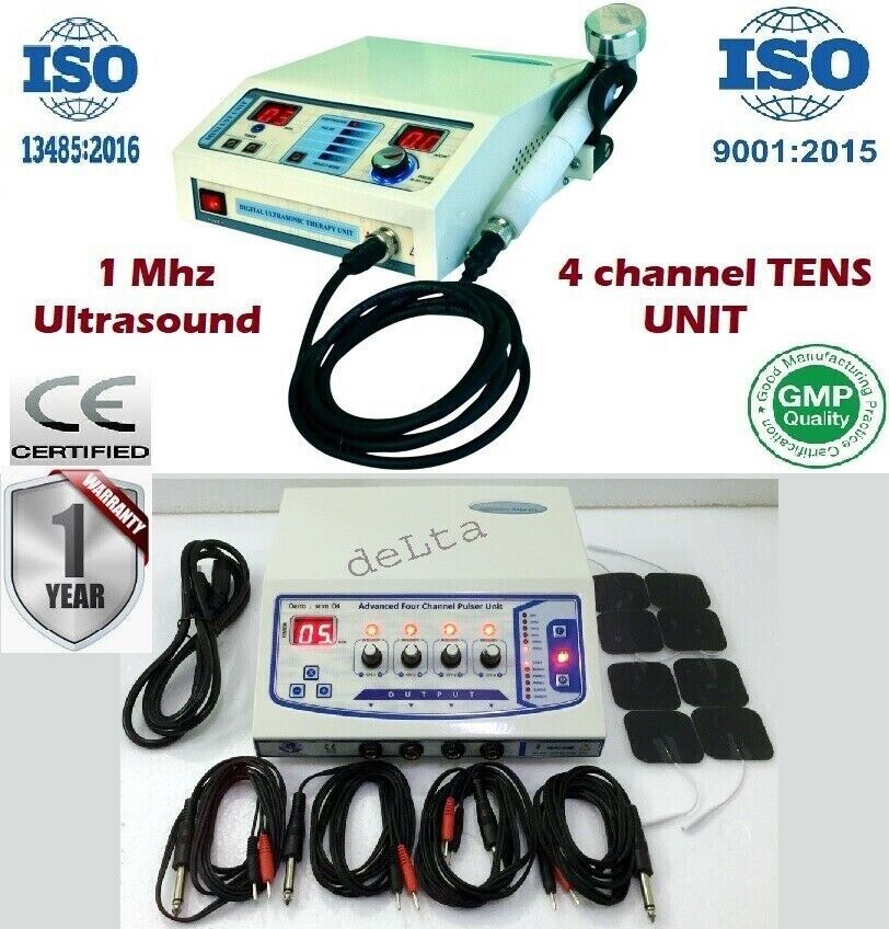 Best Combo Electro therapy  Multi  Uses 1 Mhz Uitrasound Physiotherapy Unit - $156.42+