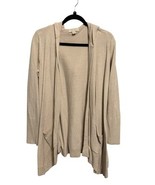 Barefoot Dreams Cozy Chic Seashore Sandy Dune Hooded Cardigan Women’s XS - $49.50