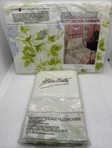 Vintage Atelier Martex Twin Flat Sheet &amp; 2 pillow cases NEW “The Rose” L... - $23.02