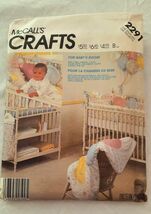 McCALLS CRAFTS Pattern 2291 Baby Room Quilt Crib Bumpers Toy Wall Hangin... - $8.45 CAD