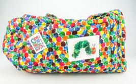 Eric Carle Very Hungry Caterpillar Quilted Zip Duffle Tote Diaper Bag Rainbow - £31.15 GBP
