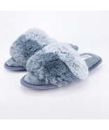 Hello Mello Cotton Candy Super Plush Puff Slippers Cloud Puff Small Medi... - $22.43 CAD