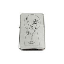 Lighter - Key Hole Girl Come on in - Chrome (2 of 5) - £15.65 GBP