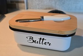 Butter Dish with Lid,Butter Dish for Countertop 5.5&quot;L x 3.5&quot;W x 2&quot;H - $23.91