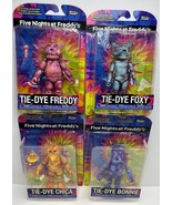 4 Funko Action Figure: Five Nights at Freddy&#39;s-Tie-Dye Chica-Freddy-Bonn... - £72.12 GBP