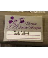 Vintage 1982 Walt Disney Productions Service Awards Banquet Name Tag Jack - £9.10 GBP