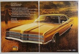 1969 Print Ad Ford LTD 2-Door Hardtop Longer Wheelbase,Roomy Trunk - $17.65