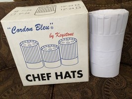 Paper 7&quot; Chef Hats - Full Box 24 Pack- Only Opened To Take Pics! Volume ... - $14.95