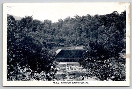 Newton Hamilton PA Pool At MTC Methodist Training Camp Pennsylvania Postcard F33 - £6.30 GBP