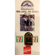 1993 Colorado Rockies Pin #12 Inaugural Season Los Angeles Dodgers - £5.49 GBP