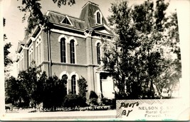 Vtg Postcard RPPC 1950 Alpine Texas TX - Brewster County Courthouse  - $28.66