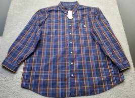 ​US Polo Assn. Shirt Men 2XL Multi Plaid Cotton Long Sleeve Collared Button Down - £20.76 GBP