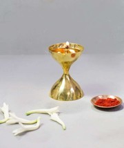 Isha Life Brass Oil Lamp Diya Deepak Buddha Lamp ( SMALL )BY SADHGURU FR... - £19.35 GBP
