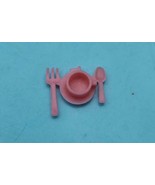 1960s Little Kiddle Greta Griddle's Pink Place Setting - $9.90