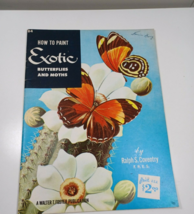 Jumbo Art Book How to Paint Exotic Butterflies and Moths By Ralph Coventry - £7.78 GBP