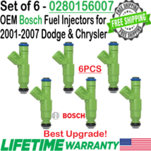 OEM Bosch x6 Best Upgrade Fuel Injectors for 2001-07 Chrysler Town &amp; Country V6 - £112.43 GBP