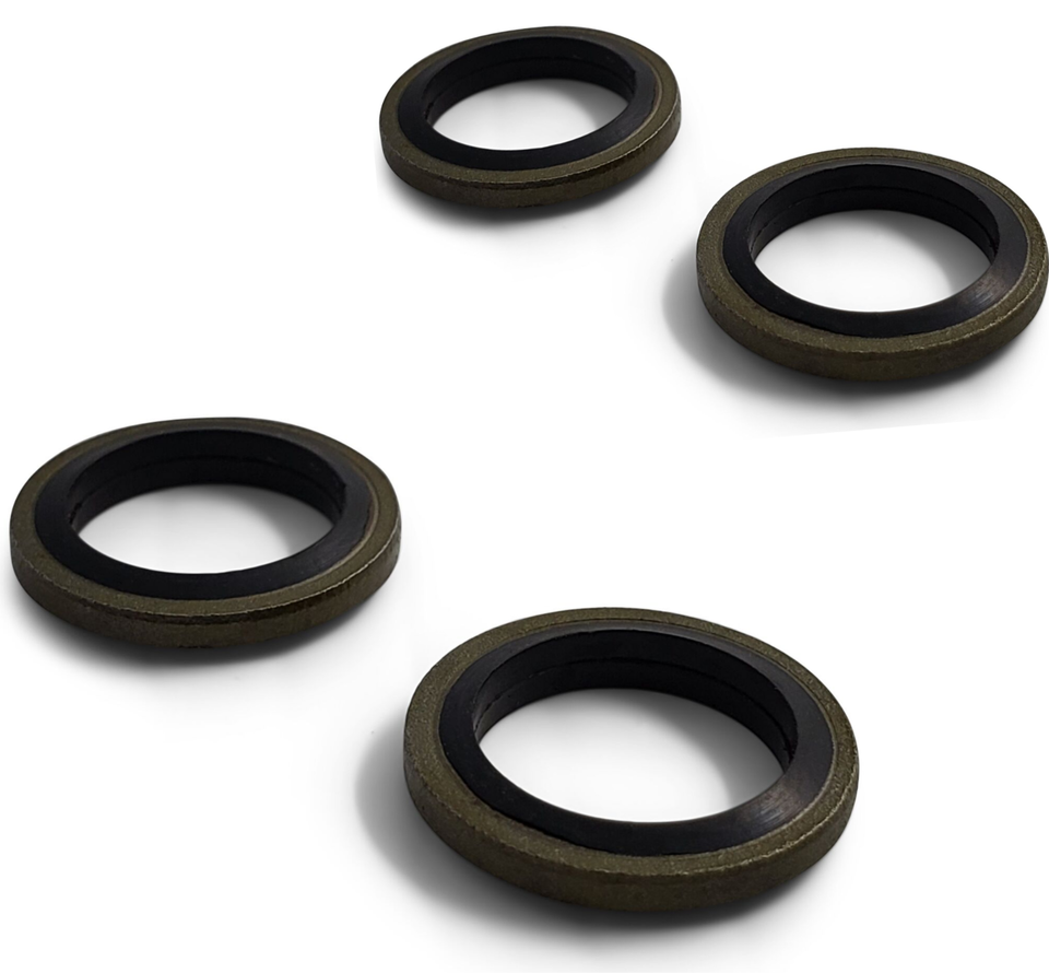 AN6 -6AN Rubber Coated Steel Washer - 4 Pack - $6.92