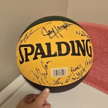 1994 / 95 Utah Jazz Team Signed Spalding Basketball Vintage - €118,44 EUR