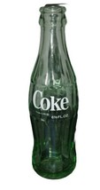 Coca Cola Coke Bottle Marianna AR 6 1/2 Fl Oz Vintage Green Glass White ... - £6.39 GBP