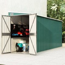  Garden Shed Green Galvanized steel and metal Large Garden Shed - $11,825.22 MXN