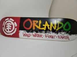 ELEMENT Skateboard UNUSED DECK 8 Shape #16 Orlando Wind Water Fire Earth - $49.99