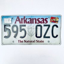  United States Arkansas Natural State Passenger License Plate 595 OZC - $225.61 MXN