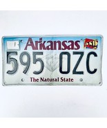  United States Arkansas Natural State Passenger License Plate 595 OZC - $229.01 MXN