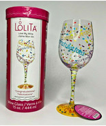 Lolita &quot;Congratulation&quot; Wine Glass U66/6419 - £19.65 GBP