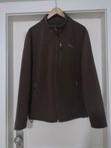 LL Bean Soft Shell Full Zip Fleece Lined Brown Jacket XL Mens Long Sleeve (ZZ) - £20.47 GBP