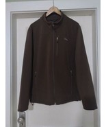 LL Bean Soft Shell Full Zip Fleece Lined Brown Jacket XL Mens Long Sleev... - $26.15