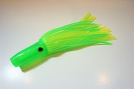 Big Game Fishing Trolling Lure Semi Soft Range 5.5&quot; Green/Chartreuse Pack of 5 - £26.54 GBP