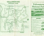 Yellowstone National Park 1961 Accommodations &amp; Services Brochure Rates Map - $15.84