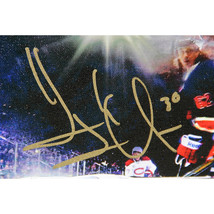 HENRIK LUNDQVIST Hand Signed NY Rangers In Net 22 x 26 Canvas STEINER - $535.50
