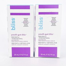 Bliss Youth Got This Advanced Skin Smoothing Serum 0.7oz Lot of 2 - £22.38 GBP