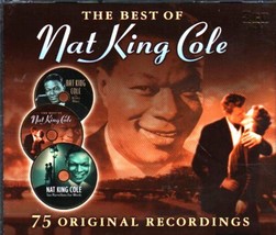 Nat King Cole : The Best Of - 75 Original Recordings 0n Three Discs CDs - £39.60 GBP