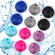 Blulu 12 Pieces Pet Hair Remover for Laundry Dryer Balls Reusable Washin... - £10.77 GBP