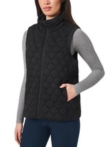 Kirkland Signature Womens Vest Black Quilted Active Stretch Heavyweight - $44.99