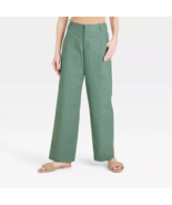 WOMEN&#39;S A NEW DAY STRETCH HIGH RISE STRAIGHT HIP &amp; THIGH CHINO PANTS (SZ... - $19.50 CAD