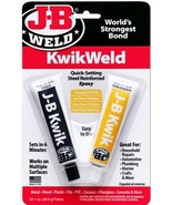 JB KwikWeld EPOXY Glue Quick Setting Fast Drying metal plastic pvc J-B W... - $26.21