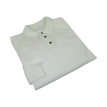 Men's Sweater Knit By BRANGO Turkey Polo Neck Cotton Blend 21228 White image 2